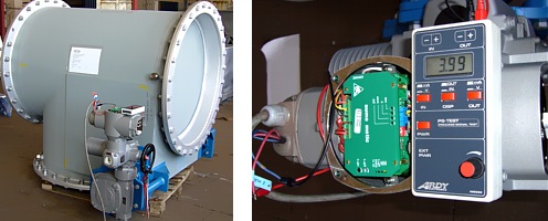 Sammet diverter dampers, 3-way dampers, by-pass dampers