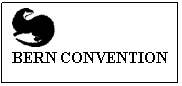 �������: 

BERN CONVENTION

