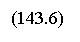 �������: (143.6)