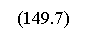 �������: (149.7)