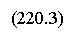 �������: (220.3)