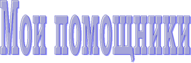 Мои помощники