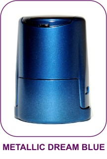 METALLIC DREAM BLUE - оснастка для печати в дизайнерском исполнении
окрашена вручную