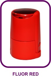 FLUOR RED - оснастка для печати в дизайнерском исполнении
окрашена вручную