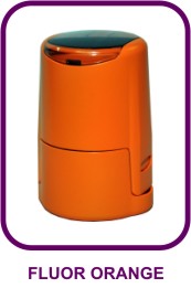 FLUOR ORANGE - оснастка для печати в дизайнерском исполнении
окрашена вручную