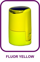 FLUOR YELLOW - оснастка для печати в дизайнерском исполнении
окрашена вручную