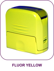 FLUOR YELLOW Colop Printer Compact C30 - оснастка для печати в дизайнерском исполнении
окрашена вручную