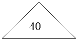 Равнобедренный треугольник: 40