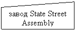 Блок-схема: ручной ввод: завод State Street Assembly