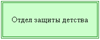 Подпись: Отдел защиты детства