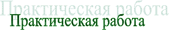 Практическая работа