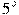 5^{\circ}