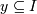 y \subseteq I