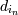 d_{i_n}
