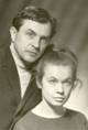 With wife Olga in 1966