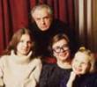 Alexander Zinoviev with his family in 1998 in Munich