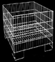 Корзина для распродаж (цинк) 800х800x800