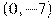 (0, -7)