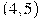 (4, 5)