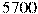 5700