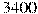 3400