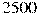 2500