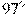 97^\circ