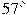 57^{\circ}