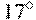 17^{\circ}