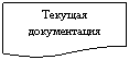 Блок-схема: документ: Текущая документация