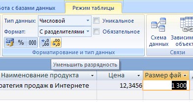 ��������: Access 2007