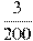 \frac{3}{200}