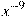 x^{-9}