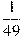 \frac{1}{49}