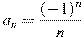 a_n=\frac{(-1)^n}{n}