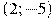 (2;-5)