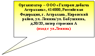 ������������� �������: ����������� � ��� «������� ������ ���������»,  ���������� ���������, �. ���������, ��������� �����, ��. ������/��. ���������, �.30/33, ����� �������� � 

(���� � ��.������)

