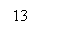 �������: 13