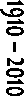 1910 � 2010