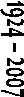 1924 � 2007