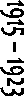 1915 � 1923