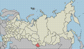 Республика Алтай на карте России