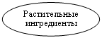 Овал: Растительные ингредиенты