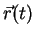 $ \vec r(t)$