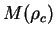 $ M(\rho_c)$