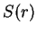 $ S(r)$
