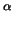 $\displaystyle ^\alpha \,$