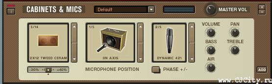 ������� 13 - ���� Cabinets and mics