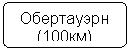 Блок-схема: альтернативный процесс: Обертауэрн (100км)
