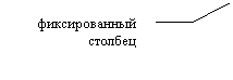 Выноска 3 (без границы): фиксированный столбец